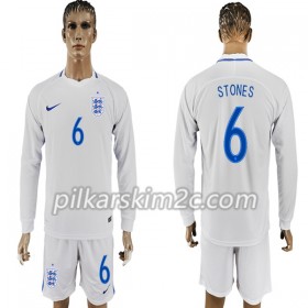 Koszulka Anglia Stone 6 Główna Mistrzostwa Świata 2018 - Koszulki Piłkarskie(L/S)